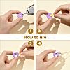 200Pcs Tibetan Style Alloy Glue On Flat Pad Pendant Bails TIBEP-FS0001-50-2