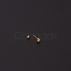 316L Surgical Stainless Steel Micro Pave Clear Cubic Zirconia Cartilage Earrings WG35966-02-2
