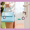 2Pcs PU Mirror Keychains KEYC-TADJ0001-05A-6