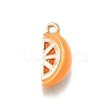 Alloy Enamel Charms ENAM-D303-03G-02-1