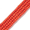 Synthetic Turquoise Beads Strands TURQ-G106-4mm-02G-2