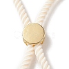 Half Finished Twisted Milan Rope Slider Bracelets FIND-G032-01G-09-5
