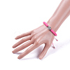 Adjustable Nylon Cord Braided Bead Bracelets BJEW-JB05103-02-4