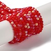 Imitation Jade Glass Beads Strands EGLA-YW0003-19A-01-1