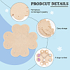 Clover Felt Travel Jewelry Display Organizer DIY-WH0308-425-3