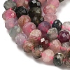 Natural Multicolor Tourmaline Bead Strands G-P279-77-4mm-4