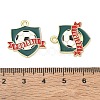 Alloy Enamel Pendants AL-CBAD1A5-01G-G-3