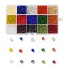 180G 15 Colors Glass Seed Beads SEED-JQ0003-01A-4mm-1