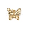 Brass Micro Pave Cubic Zirconia Pendants KK-S528-01G-1