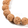 Synthetic Lava Rock Dyed Beads Strands G-H311-08C-10-4