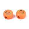 Opaque Mixed Color Acrylic Beads X-MACR-T038-10-G-2