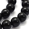 Natural Black Tourmaline Beads Strands LS-G-G763-01-6mm-AB-3