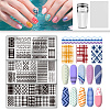 Plastic Nail Art Image Templates AJEW-UN0002-49C-1