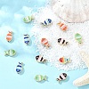 20Pcs Light Gold Tone Alloy Enamel Beads FIND-YW0010-21-4