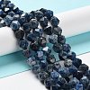 Natural Dumortierite Quartz Beads Strands G-G030-A04-02-2