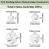 80Pcs 4 Styles Brass Connector Charms KK-CN0002-93S-2