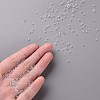 Clear 11/0 FGB Grade A Round Transparent Glass Seed Beads X-SEED-Q006-F04-4