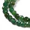 Natural Fuchsite Beads Strands X-G-C009-A13-4