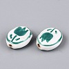 Handmade Porcelain Beads PORC-N013-10B-3