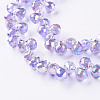Transparent Glass Beads Strands GLAA-T006-14H-3