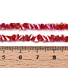 Electroplate Opaque Glass Beads Strands GLAA-N022-4mm-02-4
