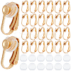 40Pcs 304 Stainless Steel Clip-on Earring Findings STAS-SP0001-23G-1