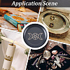 430 Stainless Steel Wiccan Altar Plate AJEW-WH20070-290A-01-5