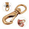 Brass Swivel Clasps KK-AR0001-93A-3