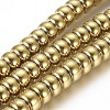 Non-magnetic Synthetic Hematite Beads Strands G-G826-02G-6mm-1