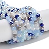 Glass Beads Strands EGLA-A034-M4mm-40-2