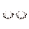 316 Stainless Steel Hoop Nose Rings AJEW-C044-05E-AS-4