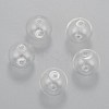 Handmade Two Holes Blown Glass Globe Beads DH017J-1-7