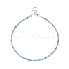 Glass Seed Beaded Two Loops Wrap Bracelet for Women BJEW-JB09216-8