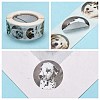 Self-Adhesive Kraft Paper Gift Tag Stickers DIY-G013-A05-4