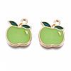 Alloy Enamel Charms X-ENAM-S115-020-2