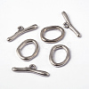Alloy Toggle Clasps X-PALLOY-G014-AS-3