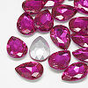 Pointed Back Glass Rhinestone Cabochons RGLA-T081-18x25mm-09-1