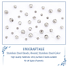 36Pcs 3 Style 201 Stainless Steel Beads STAS-UN0045-50-5