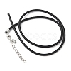 Black Rubber Necklace Cord Making RCOR-D002-B-4