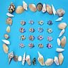 16Pcs 8 Colors Handmade Porcelain Beads PORC-DC0001-01-5