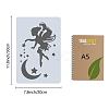 PET Plastic Drawing Painting Stencils Templates DIY-WH0284-003-2