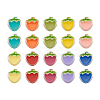 Craftdady 100Pcs 10 Colors Transparent Enamel Acrylic Beads TACR-CD0001-07-14