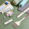 4Pcs Wood Weaving Comb Sets TOOL-WH0155-173-5