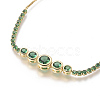 Adjustable Brass Micro Pave Cubic Zirconia Bolo Bracelets X-BJEW-F404-01C-G-2