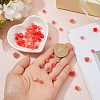 60Pcs 3 Styles Resin Beads RESI-HS0001-12-3