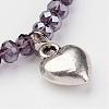 Glass Beads Stretch Bracelets BJEW-JB02450-3
