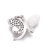 Brass Enamel Charms ZIRC-E145-72P-2