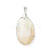 Natural Sea Shell Pendants SHEL-F005-04P-3