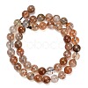 Natural Black Gold Rutilated Quartz Beads Strands G-L657-B02-8mm-3
