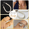 20Pcs 2 Colors Brass Locking Jump Rings KK-BBC0023-07A-5
